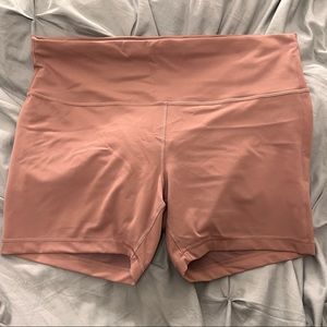 Size 20 Lululemon shorts with elastic drawstring waist. They’ve never been worn!